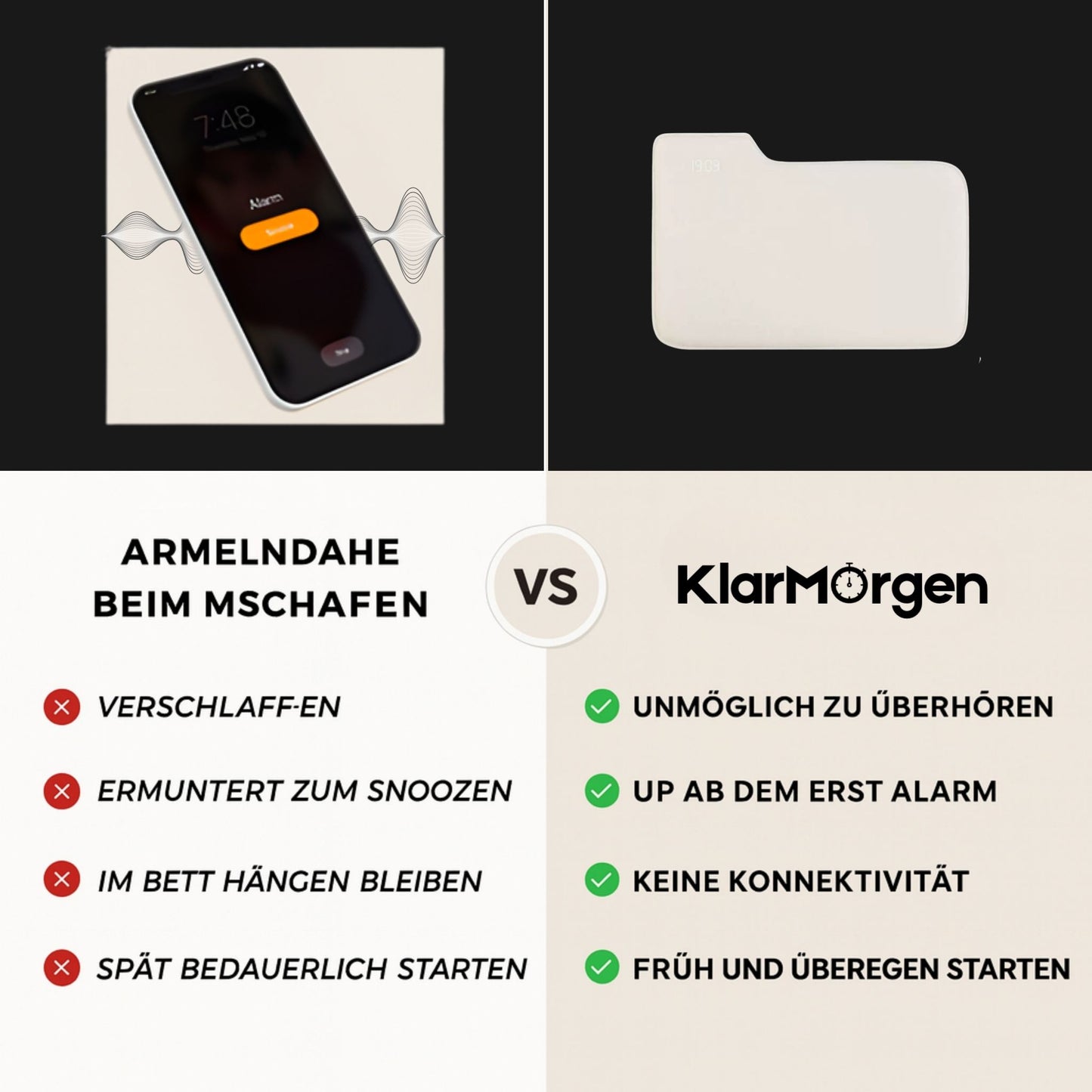 KlarMorgen AufwachPad Pro XL